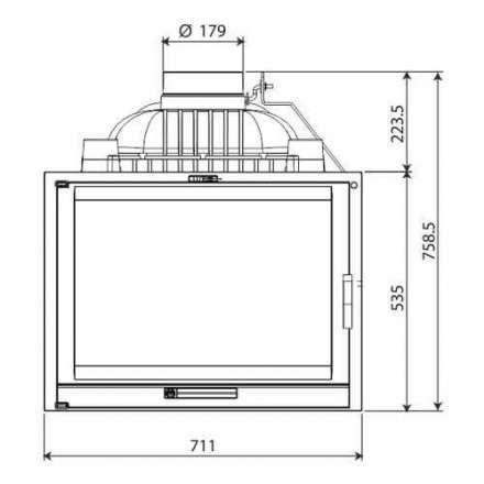 Каминная топка NORDflam LB CDP в Могилеве