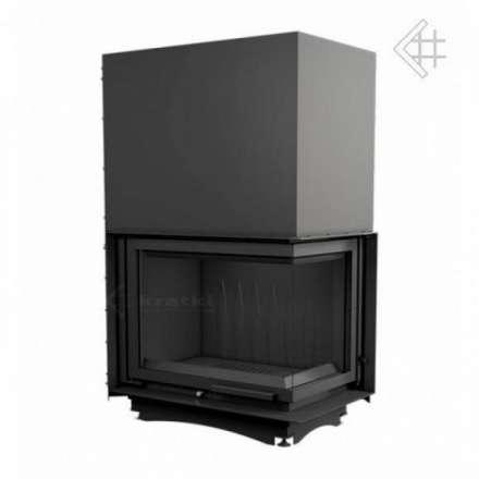 Каминная топка Kratki Amelia/P/BS/G (угловое стекло справа, гильотина) в Могилеве
