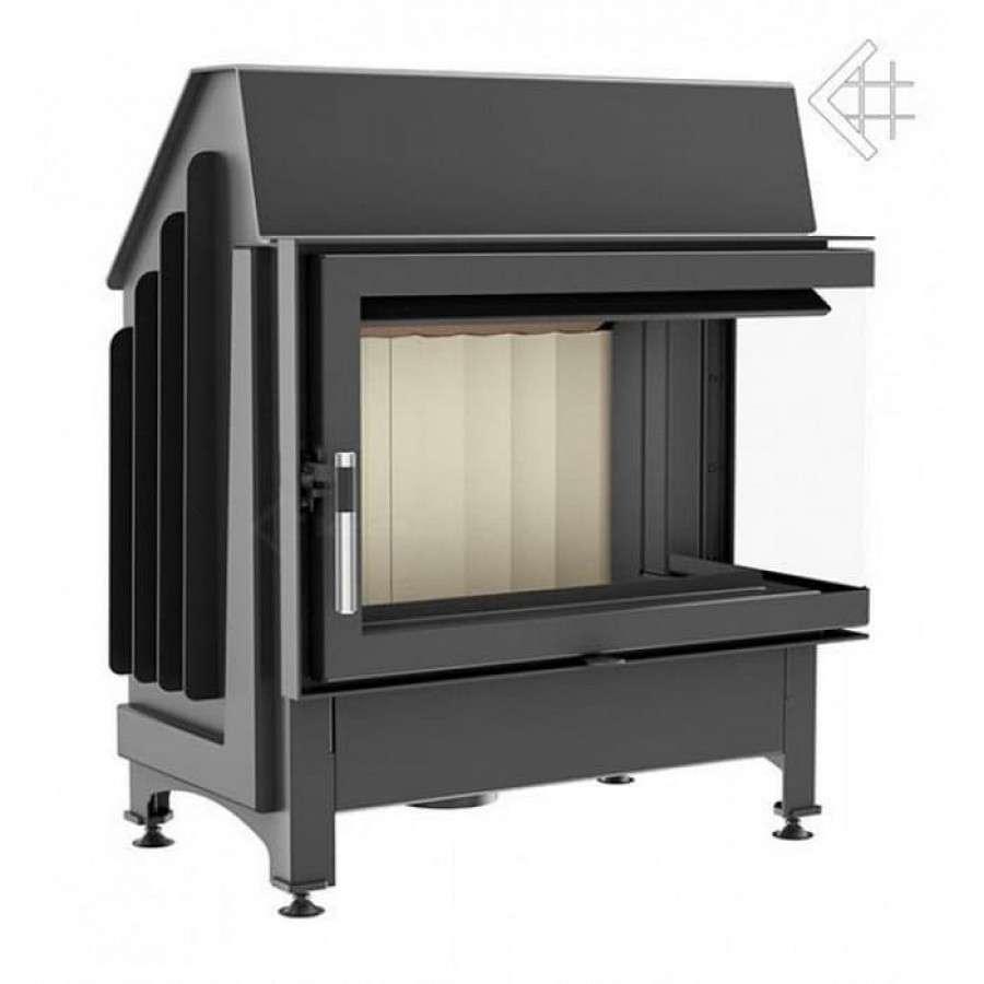 Каминная топка Kratki Zibi/P/BS (угловое стекло справа) Амазонка бай фото в Могилеве