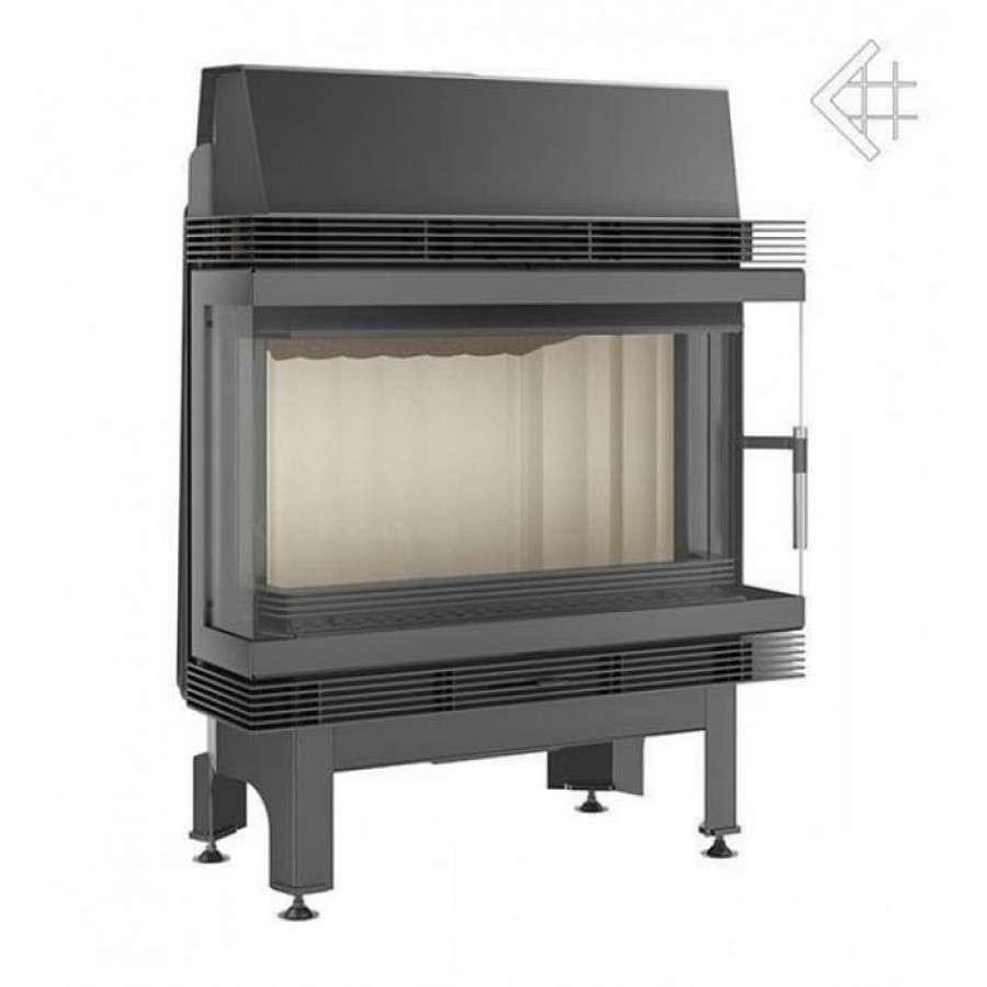 Каминная топка Kratki Blanka 670/570/LP/BS (угловое стекло слева-справа) Амазонка бай фото в Могилеве