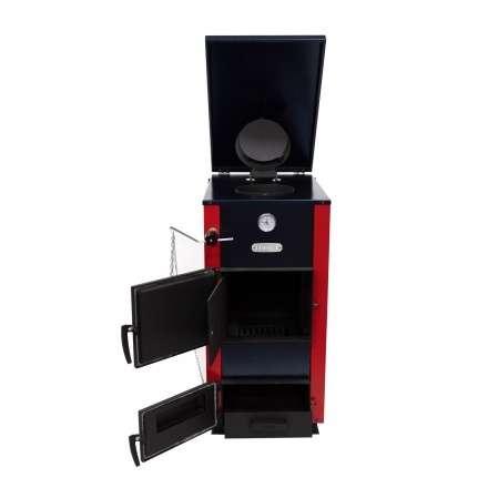 Котел твердотопливный стальной Сибирь-GEFEST КВО 40 ТЭ Амазонка бай фото в Могилеве