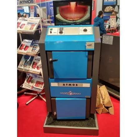 Твердотопливный котёл Atmos DC 25 S с горелкой и бункером Амазонка бай фото в Могилеве