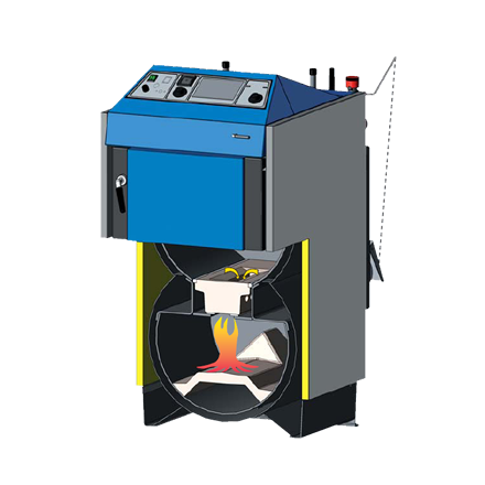 Твердотопливный котёл Atmos DC100 в Могилеве