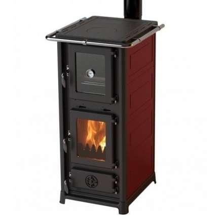 Печь-камин MBS Olympia Plus бордовая Амазонка бай фото в Могилеве