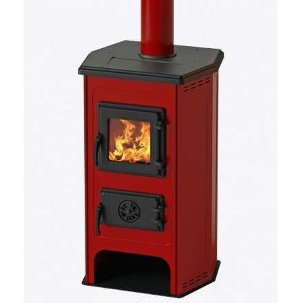 Печь-камин MBS Hit красный фото в Могилеве