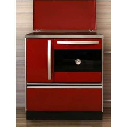 Плита на дровах MBS Royal 720 Plus P (с крышкой) красная в Могилеве