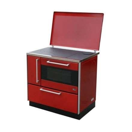 Плита на дровах MBS Royal 720 Plus P (с крышкой) красная Амазонка бай фото в Могилеве