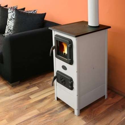 Печь-камин MBS Hera Plus белый в Могилеве