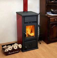 Купить Печь-камин MBS Vesta Plus красная в Могилеве в Могилеве