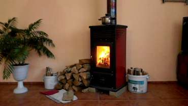 Купить Печь-камин MBS Vesta Plus красная в Могилеве в Могилеве