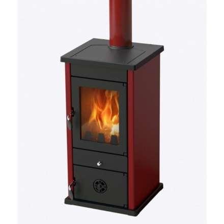 Печь-камин MBS Vesta Eco бордовая фото в Могилеве
