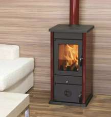 Купить Печь-камин MBS Vesta Eco бордовая в Могилеве в Могилеве