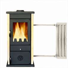 Купить Печь-камин MBS Thermo Vesta Plus кремовая (с водяным контуром) в Могилеве в Могилеве