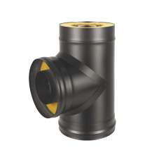 Сэндвич-тройник 90° BLACK AISI 430-0,8 мм утепл. 50 мм купить в Могилеве