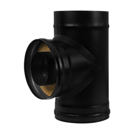 Сэндвич-тройник 90° BLACK AISI 430-0,8 мм утепл. 50 мм в Могилеве