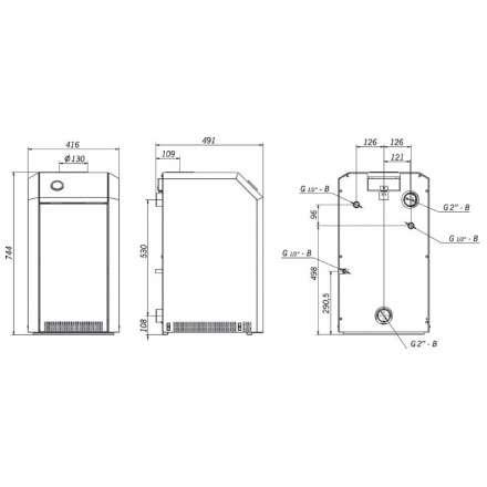 Газовый котел Лемакс Премиум 16 в Могилеве