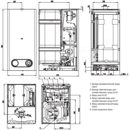 Газовый котел Protherm Тигр 24 KTZ в Могилеве